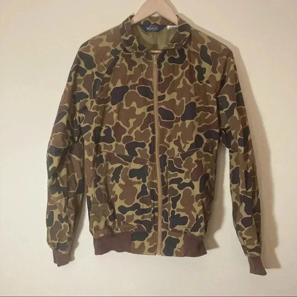 Woolrich camo cotton jacket